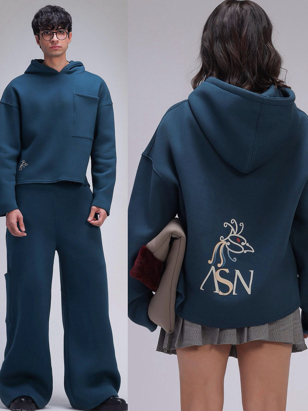Petroleum Hoodie