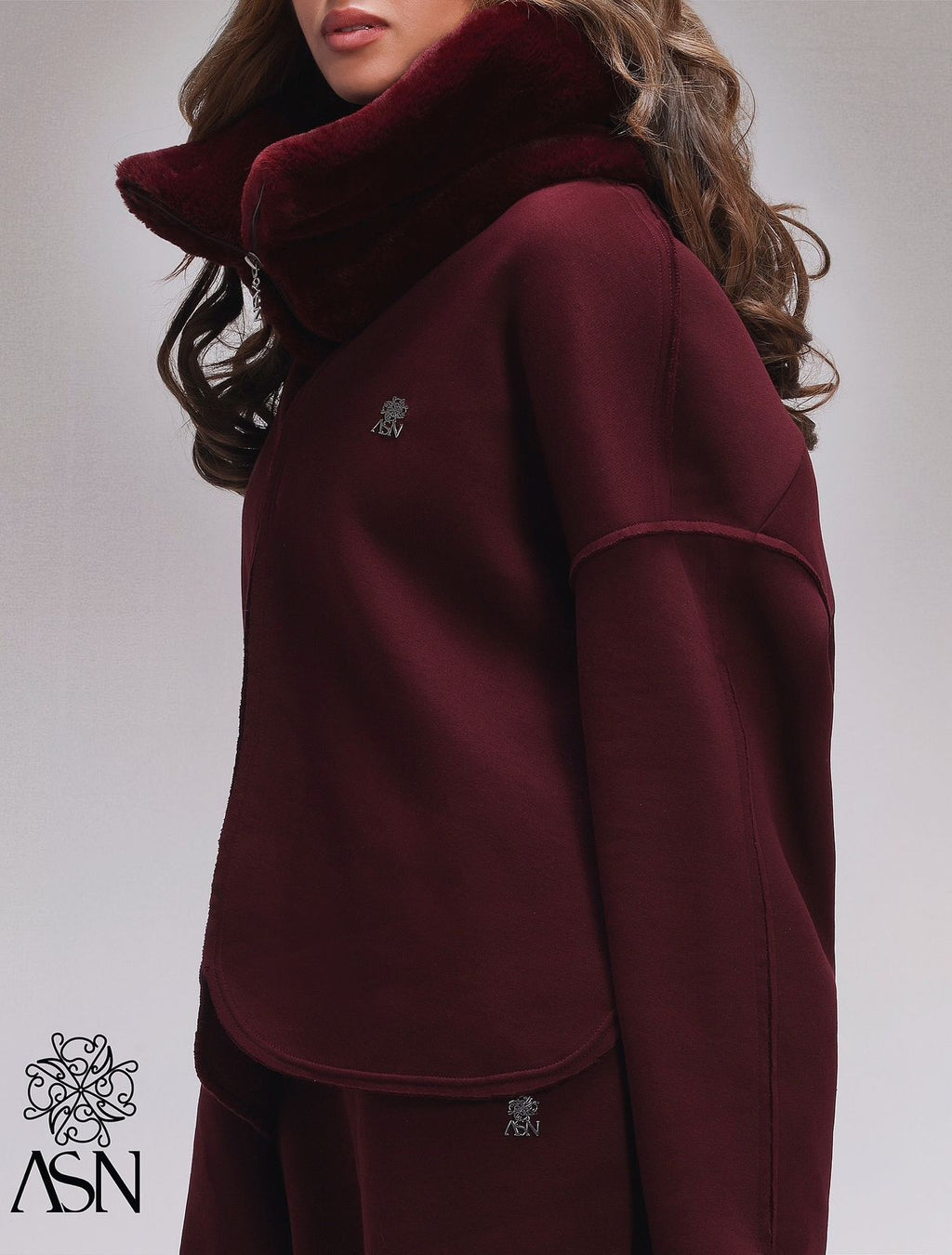 ASN Burgundy Hoodie